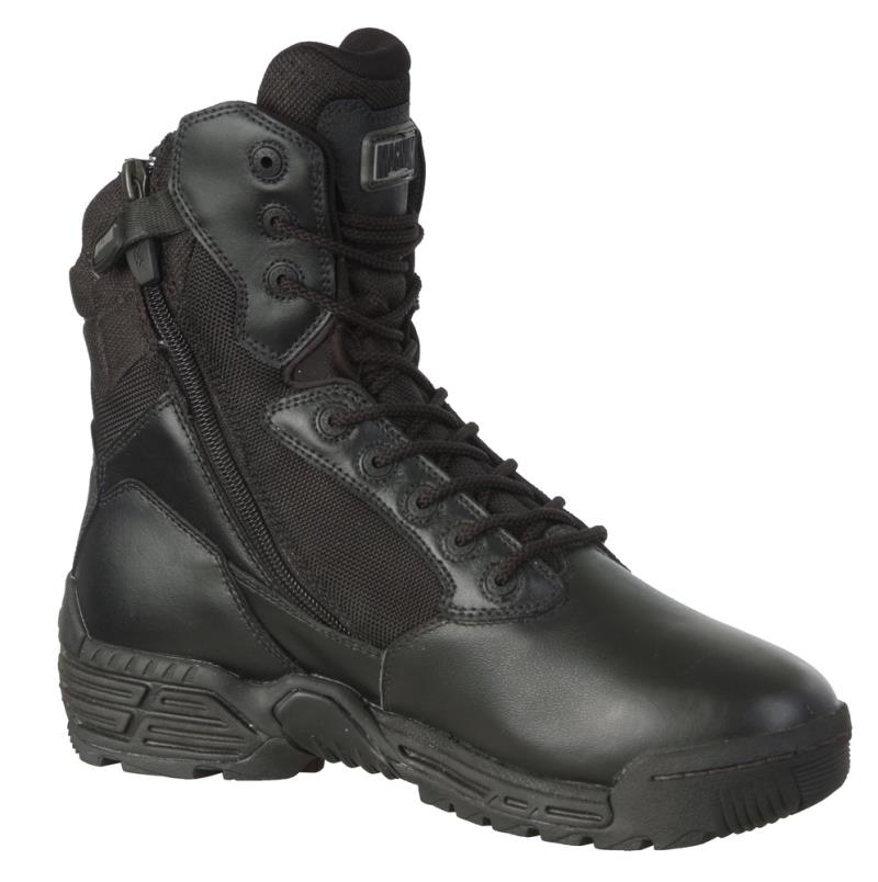 Magnum Mens Stealth Force 8 Side Zip Waterproof Comp Toe I Shield Military and Tactical Boot 