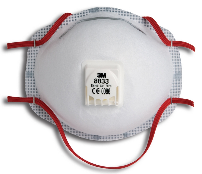 3M Respirator 8833 : 3M 8833 Dust/Mist/Metal Fume Respirator Fitting ...