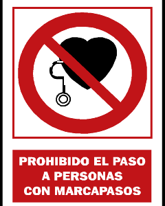 Prohibido con marcapasos.PR54A3