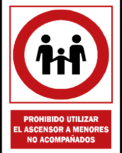Prohibido menores no acompañados. PR56A3