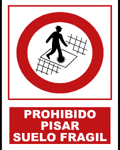 Prohibido pisar suelo frágil. PR65A3