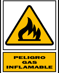 Peligro Gas Inflamable.AD22A3