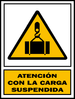 Atención carga suspendida.AD06A3