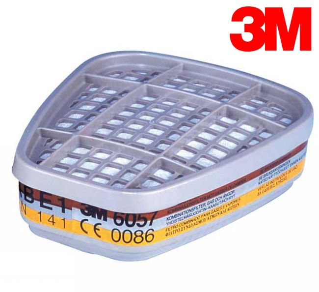 Filtro 3M ABE1 vapores org.e inorg. caja 8 und.6057