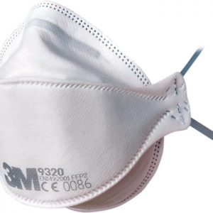 Mascarilla 3M FP2 plegable. Caja 20 u.9320