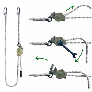 Línea de vida horizontal cuerda BASIC 10-20 m.LP120&