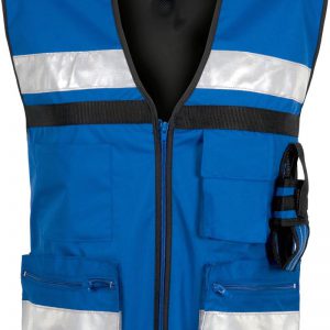 Chaleco con cierre de cremallera ajustes laterales.C3601