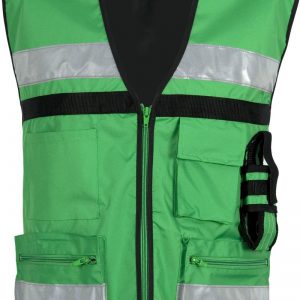 Chaleco con cierre de cremallera ajustes laterales.C3601