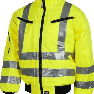 Cazadora alta visibilidad mangas desmontables.C3720