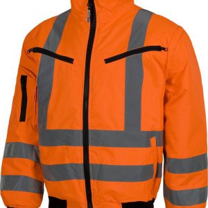 Cazadora alta visibilidad mangas desmontables.C3720