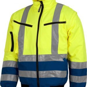 Cazadora alta visibilidad mangas desmontables.C3740