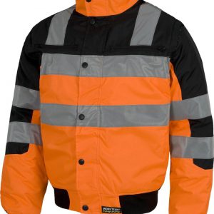 Cazadora alta visibilidad mangas desmontables.C3750