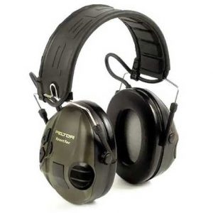 Protector aúditivo eléctronico SporTac caza (verde/naranja) C386C