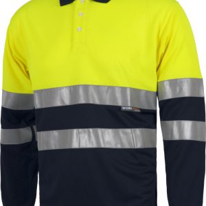 Polo alta visibilidad manga larga bicolor.C3870