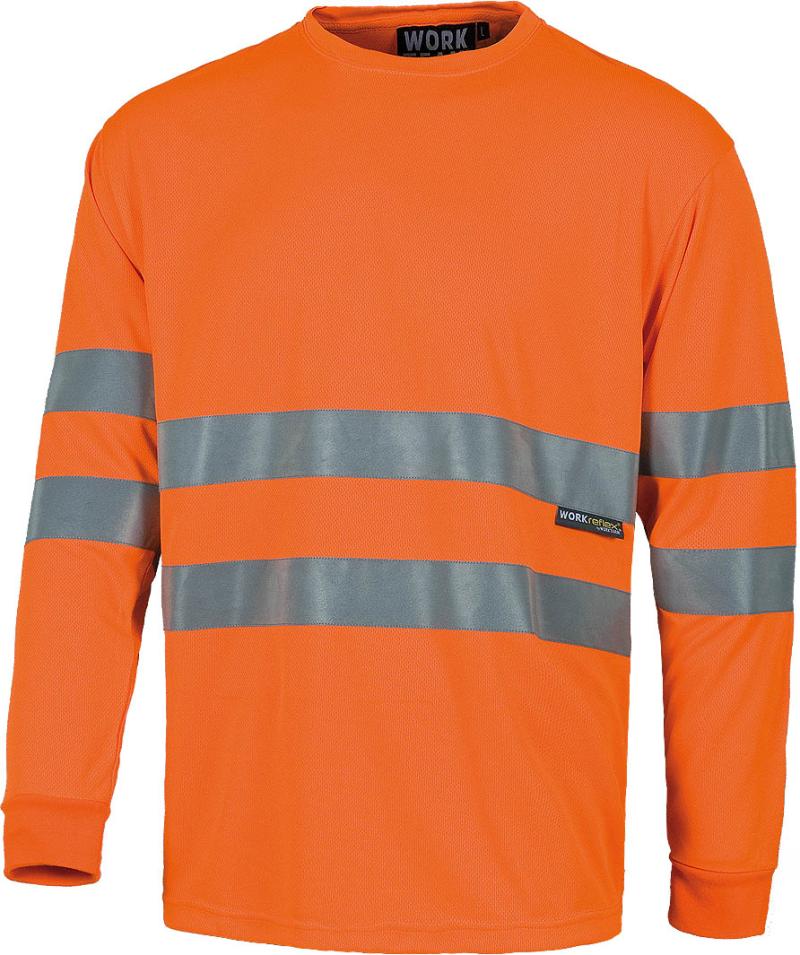 Camiseta alta visibilidad manga larga.C3933