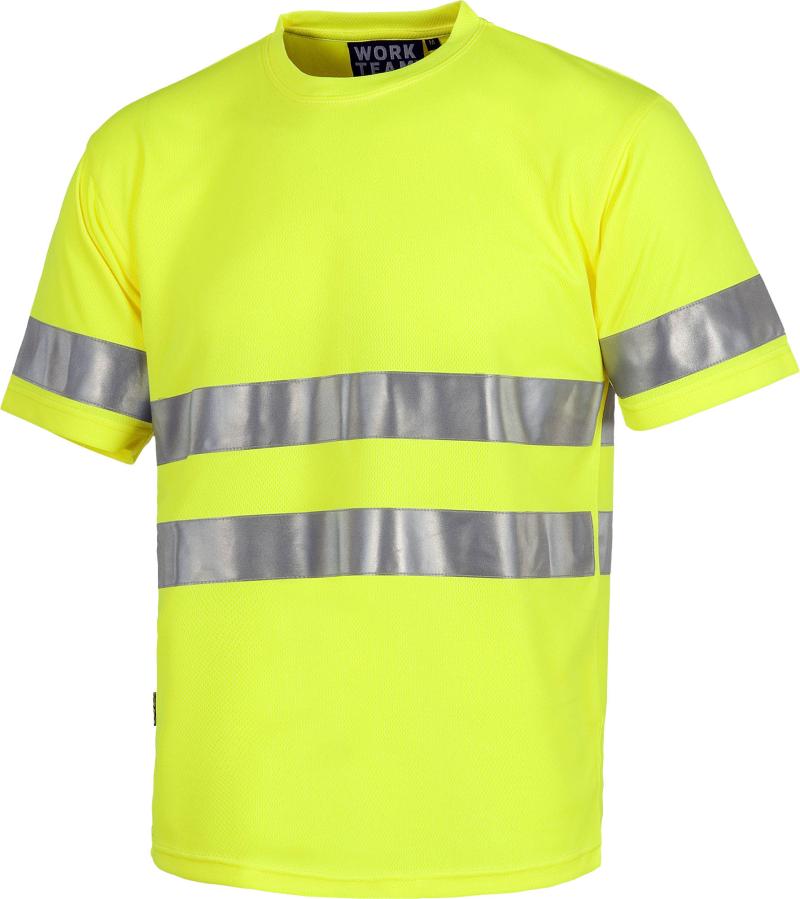 Camiseta alta visibilidad Workteam® manga corta.C3945