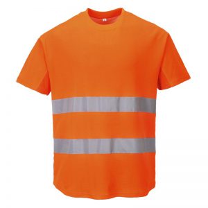 Camiseta Cotton Confort Mesh Portwest® manga corta.C394