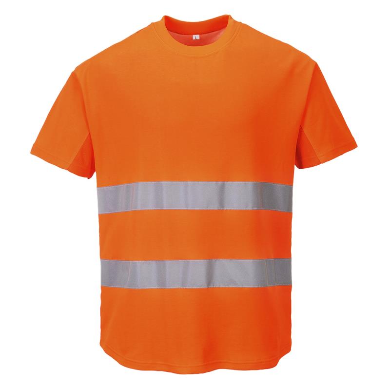 Camiseta Cotton Confort Mesh Portwest® manga corta.C394