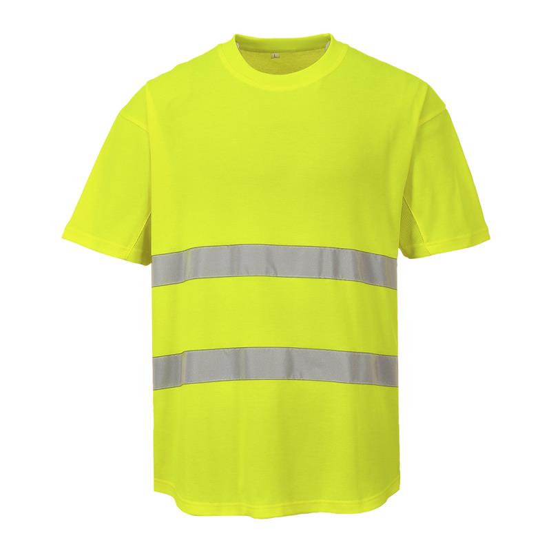 Camiseta Cotton Confort Mesh Portwest® manga corta.C394