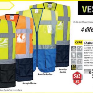 Chaleco alta visibilidad Portwest® Executive Warsaw.C476