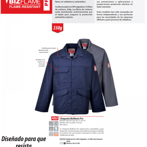 Chaqueta soldador Portwest BizFlame® Pro.FR35