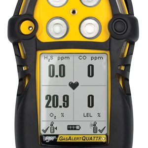 Detector multi GAS ALERT QUATTRO recargable.WQT4R