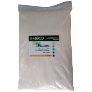 Polvo absorbente gelificante para soluciones acuosas.GLP284