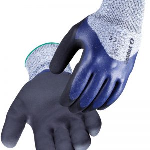 Guante nitrilo Fibras PEAD corte 5.Galga 13.GRIPCUT