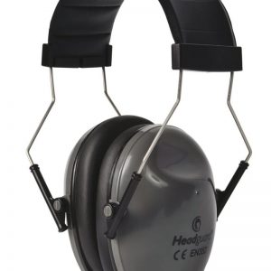 Protector auditívo ligero y plegable con arco metálico.HG813G