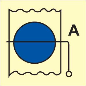 Señal Válvula mariposa para alojamiento.OMI-IFS063A