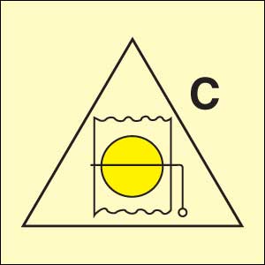 Señal remoto válvula mariposa espacios carga.OMI-IFS102C