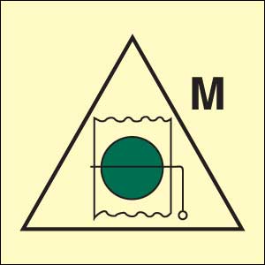 Señal remoto válvula mariposa espacios máquinas.OMI-IFS102M