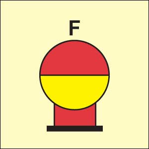 Señal Depósito espuma en area protegida. OMI-IFS129F