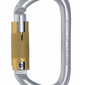 Mosquetón acero oval triplelock Ø 18 mm. K4241ZO07