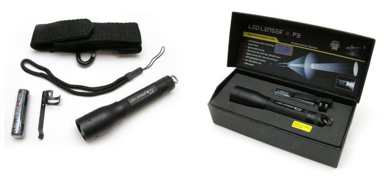 Linterna LED LENSER P3BM 16 Lúmenes.8403