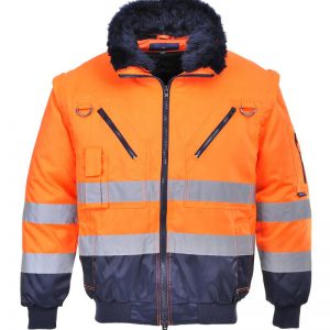 Cazadora Pilot 3X1 alta visibilidad Portwest®.PJ50