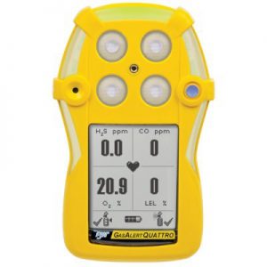 Detector multi GAS ALERT QUATTRO recargable.WQT4R