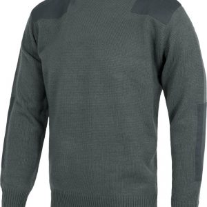 Jersey cuello redondo punto grueso refuerzos.S5500