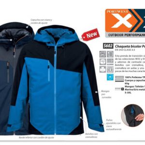 Chaqueta outdoor Portwest X3® bicolor.S602