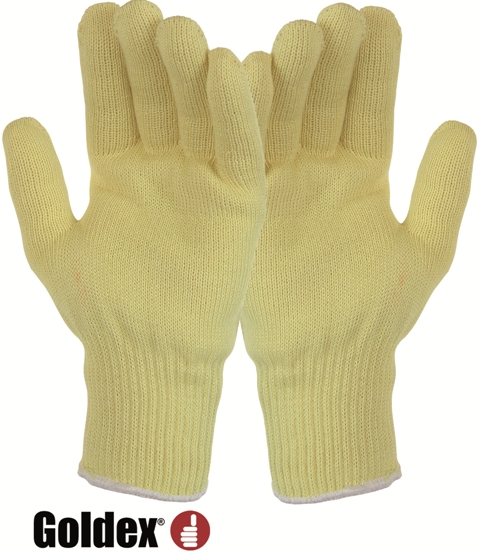 Guante Kevlar® galga 10 puño elástico ambidextro.TKV10H657L