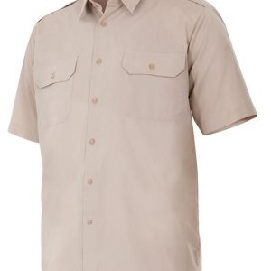 Camisa Velilla m/c con galoneras.V532
