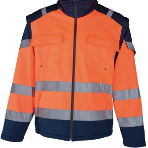 Chaqueta Softshell AV capucha mangas desmontables.VILMO