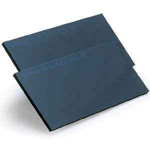 Cristal inactínico 110×55. Pack 10 u.S1